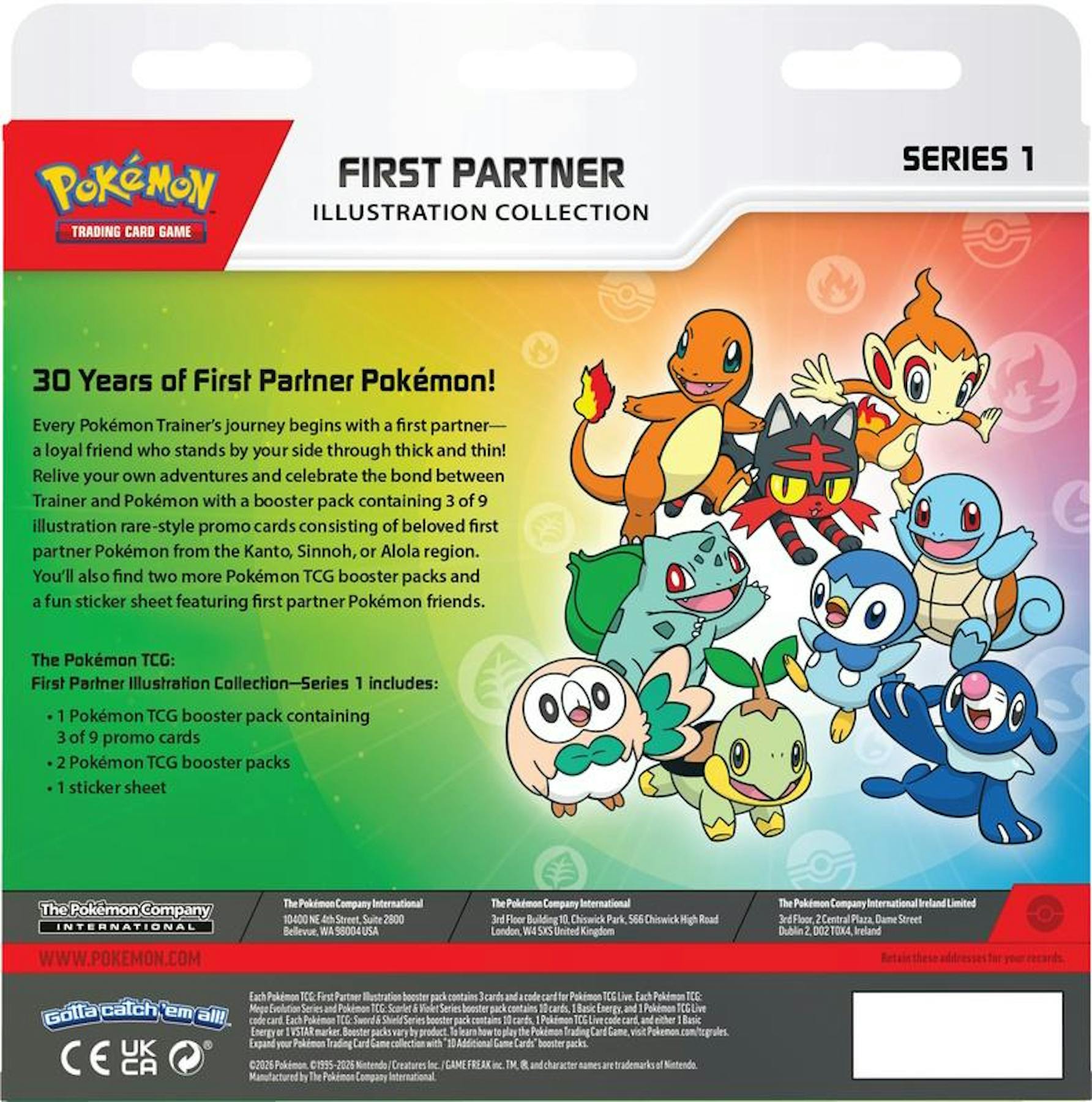 Pokemon First Partner Illustration Collection Series 1 Box | Columbia Sports Cards - Columbia Hobby - Sports Card Boxes - Toploaders - Card Savers