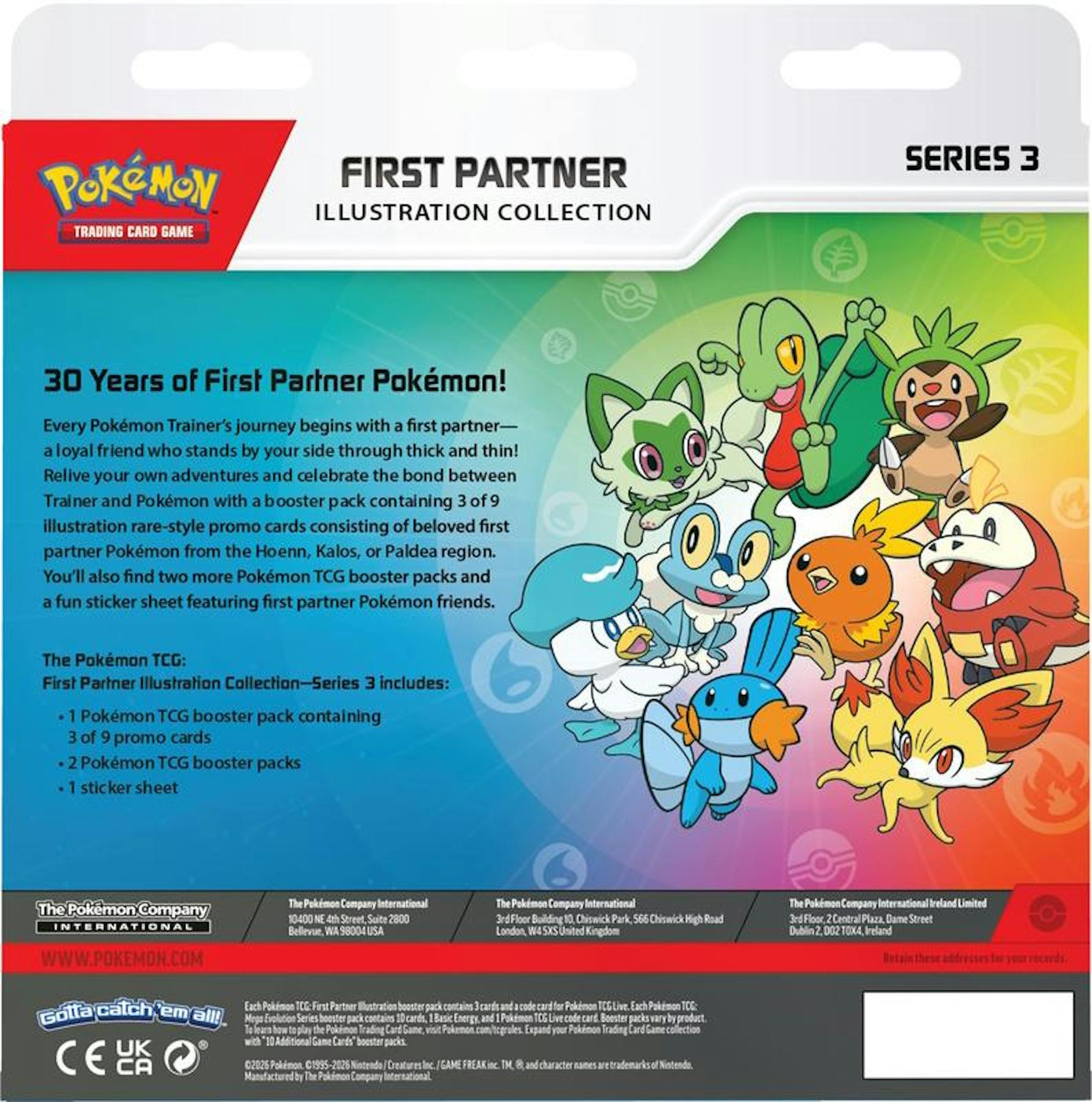 Pokemon First Partner Illustration Collection Series 3 Box | Columbia Sports Cards | Columbia Hobby - Sports Card Boxes - Toploaders - Card Savers.