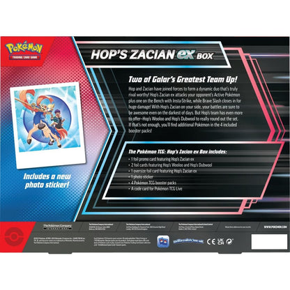 Pokemon Hop's Zacian EX Box - Columbia Hobby - Sports Card Boxes - Toploaders - Card Savers