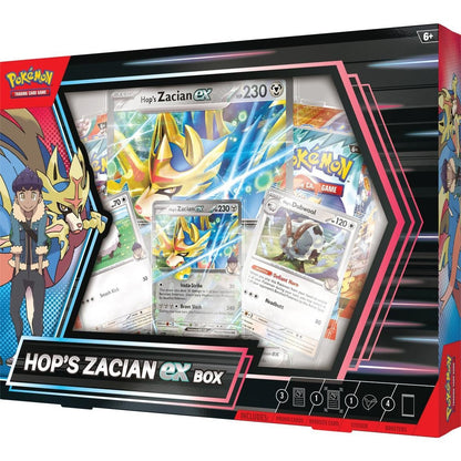 Pokemon Hop's Zacian EX Box - Columbia Hobby - Sports Card Boxes - Toploaders - Card Savers