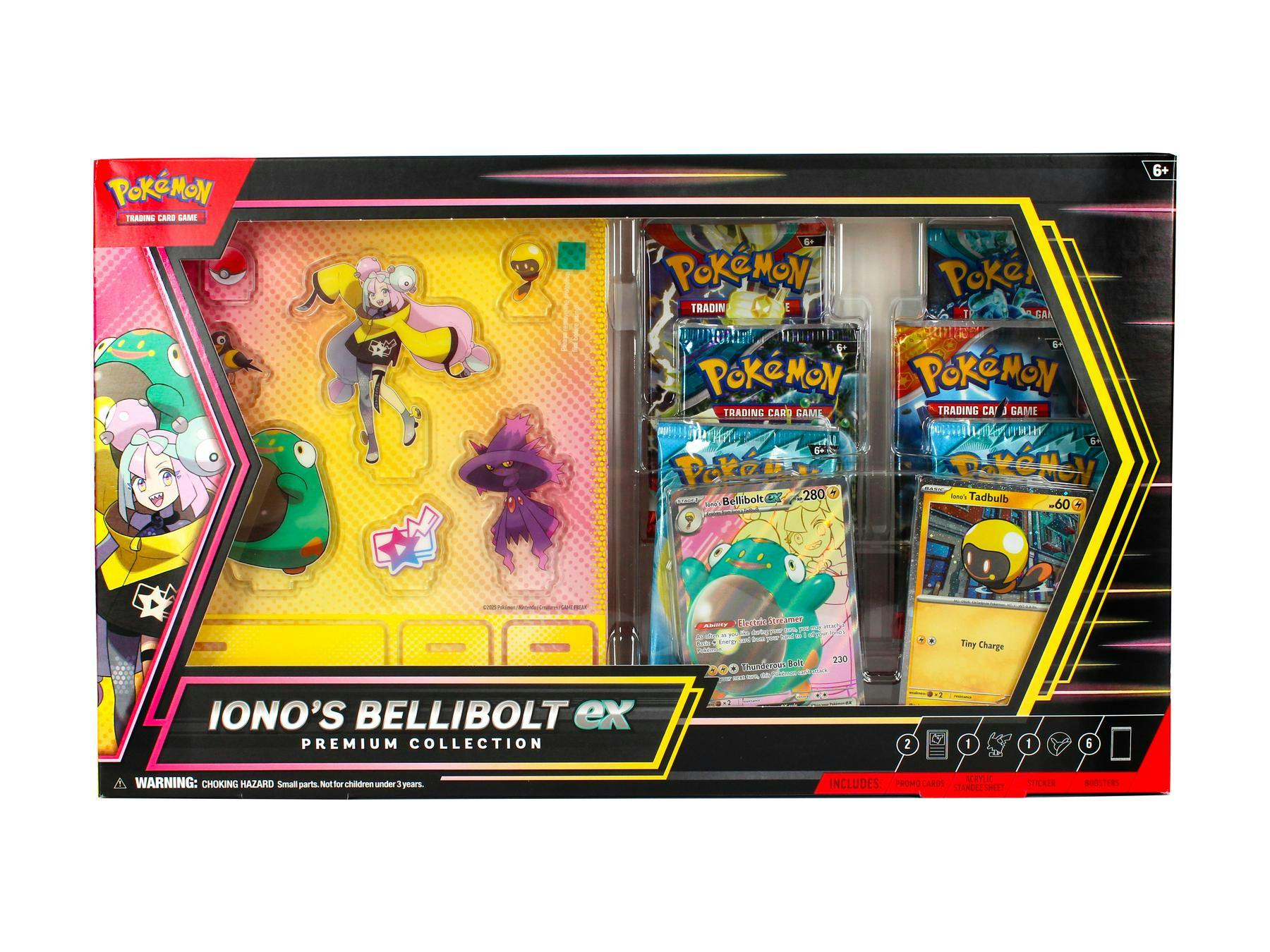 Pokemon Iono's Bellibolt ex Premium Collection Box - Columbia Hobby - Sports Card Boxes - Toploaders - Card Savers