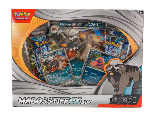 Pokemon Mabosstiff ex Box - Columbia Hobby - Sports Card Boxes - Toploaders - Card Savers