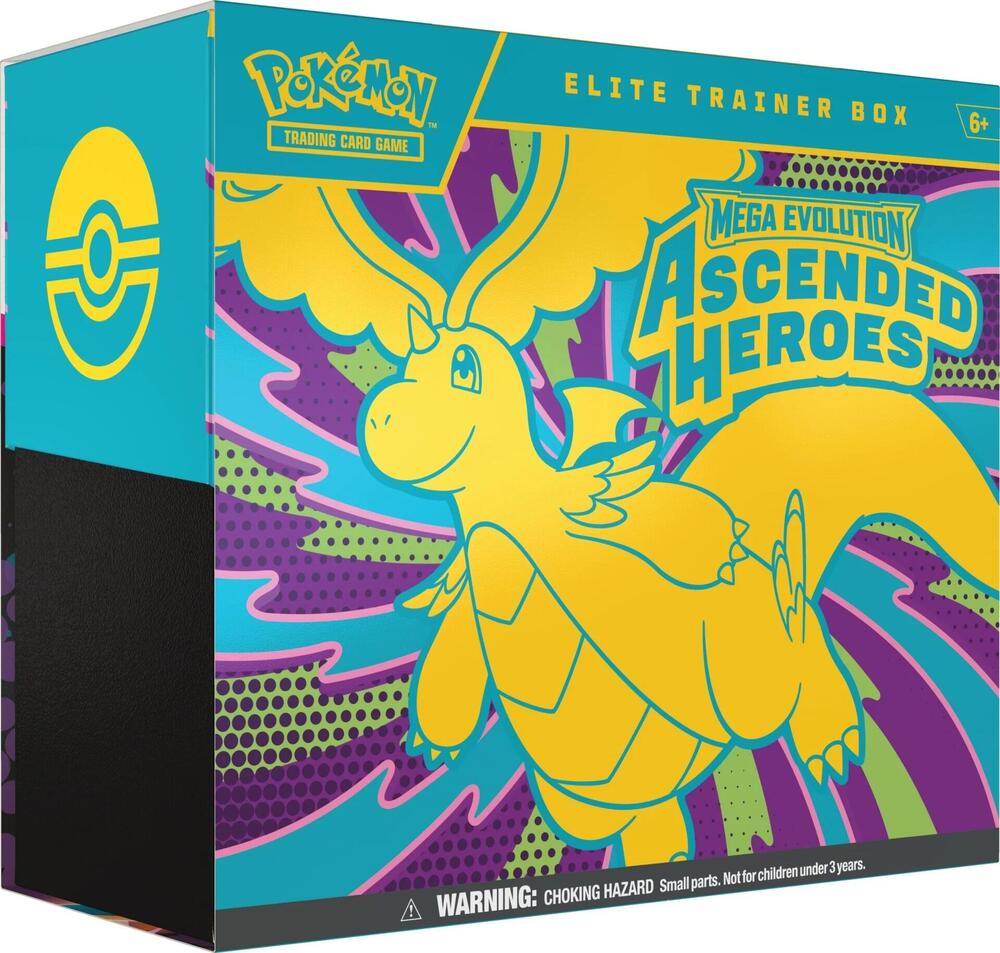 Pokemon Mega Evolution Ascended Heroes Elite Trainer Box | Columbia Sports Cards - Columbia Hobby - Sports Card Boxes - Toploaders - Card Savers