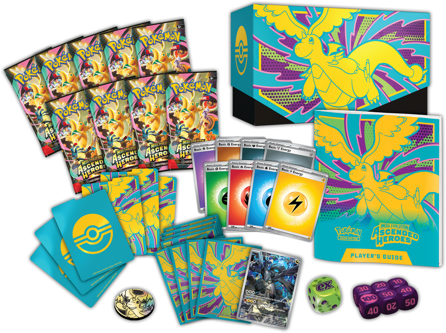 Pokemon Mega Evolution Ascended Heroes Elite Trainer Box | Columbia Sports Cards - Columbia Hobby - Sports Card Boxes - Toploaders - Card Savers