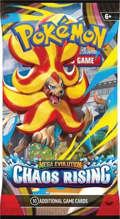 Pokemon Mega Evolution: Chaos Rising Booster Box | Columbia Sports Cards - Columbia Hobby - Sports Card Boxes - Toploaders - Card Savers