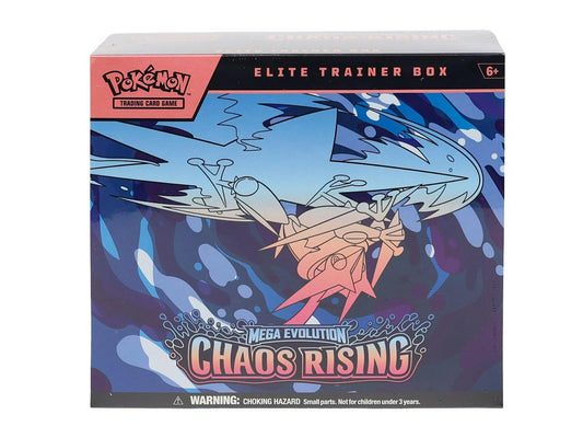 Pokemon Mega Evolution: Chaos Rising Elite Trainer Box | Columbia Sports Cards - Columbia Hobby - Sports Card Boxes - Toploaders - Card Savers