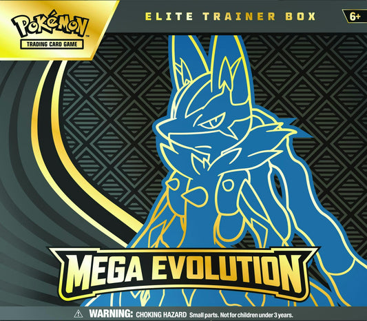Pokémon Mega Evolution Elite Trainer Box | Columbia Sports Cards - Columbia Hobby - Sports Card Boxes - Toploaders - Card Savers