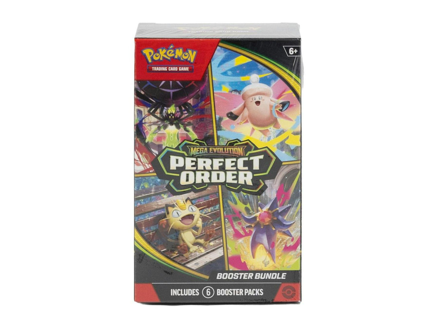 Pokemon Mega Evolution: Perfect Order 6 - Pack Booster Bundle - Columbia Hobby - Sports Card Boxes - Toploaders - Card Savers