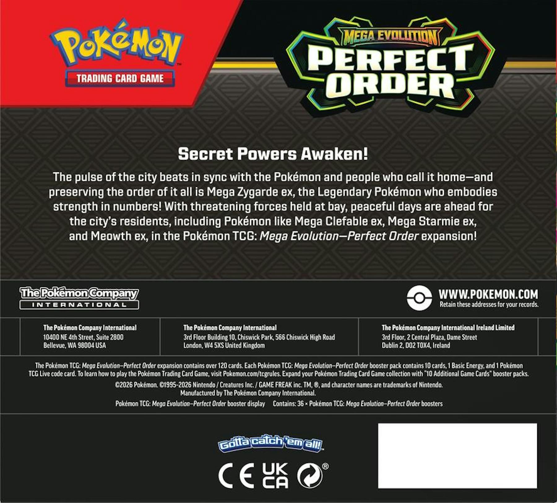 Pokemon Mega Evolution Perfect Order Booster Box by Trading Card Market