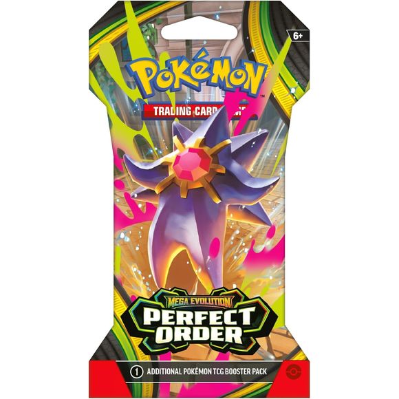 Pokemon Mega Evolution Perfect Order Sleeved Booster Pack | Columbia Sports Cards - Columbia Hobby - Sports Card Boxes - Toploaders - Card Savers