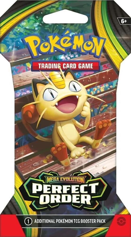Pokemon Mega Evolution Perfect Order Sleeved Booster Pack | Columbia Sports Cards - Columbia Hobby - Sports Card Boxes - Toploaders - Card Savers