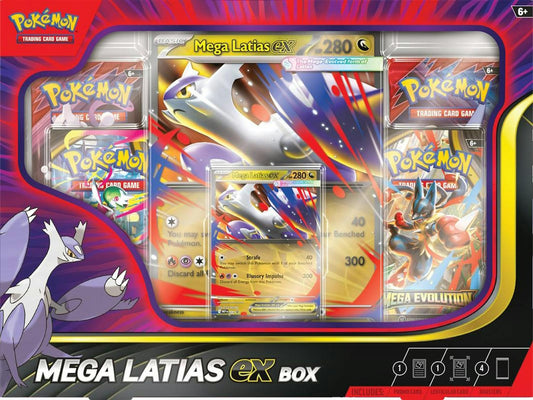 Pokémon Mega Latias ex Box | Columbia Sports Cards - Columbia Hobby - Sports Card Boxes - Toploaders - Card Savers