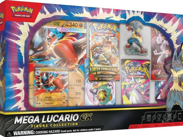 Pokemon Mega Lucario EX Figure Collection Box | Columbia Sports Cards - Columbia Hobby - Sports Card Boxes - Toploaders - Card Savers