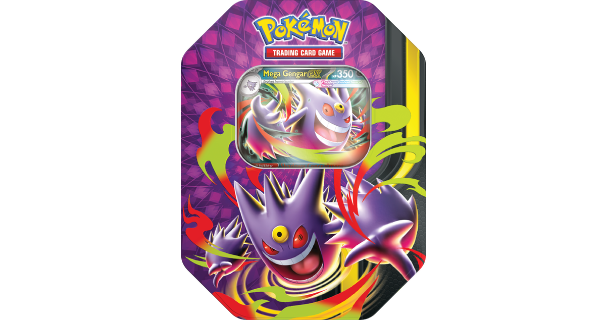 新品未開封 ポケモンカード Mega Moonlight Tin 海外版 缶 Pokemon Mega Moonlit Tin | Columbia Sports Cards