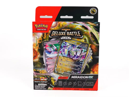 Pokemon Miraidon ex / Koraidon ex Deluxe Battle Deck - Columbia Hobby - Sports Card Boxes - Toploaders - Card Savers