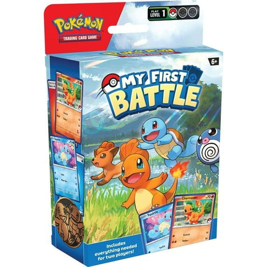 Pokemon My First Battle Deck - Charmander and Squirtle - Columbia Hobby - Sports Card Boxes - Toploaders - Card Savers