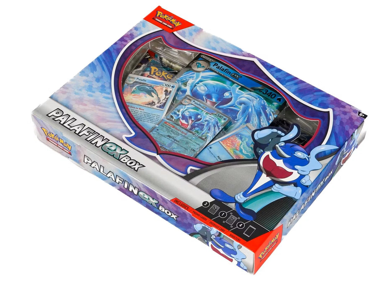 Pokemon Palafin ex Box Columbia Hobby - Sports Card Boxes - Toploaders - Card Savers Pokemon Palafin ex Box Columbia Hobby - Sports Card Boxes - Toploaders - Card Savers