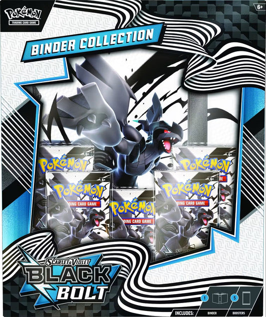 Pokémon Scarlet & Violet: Black Bolt Binder Collection Box | Columbia Sports Cards & More - Columbia Hobby - Sports Card Boxes - Toploaders - Card Savers