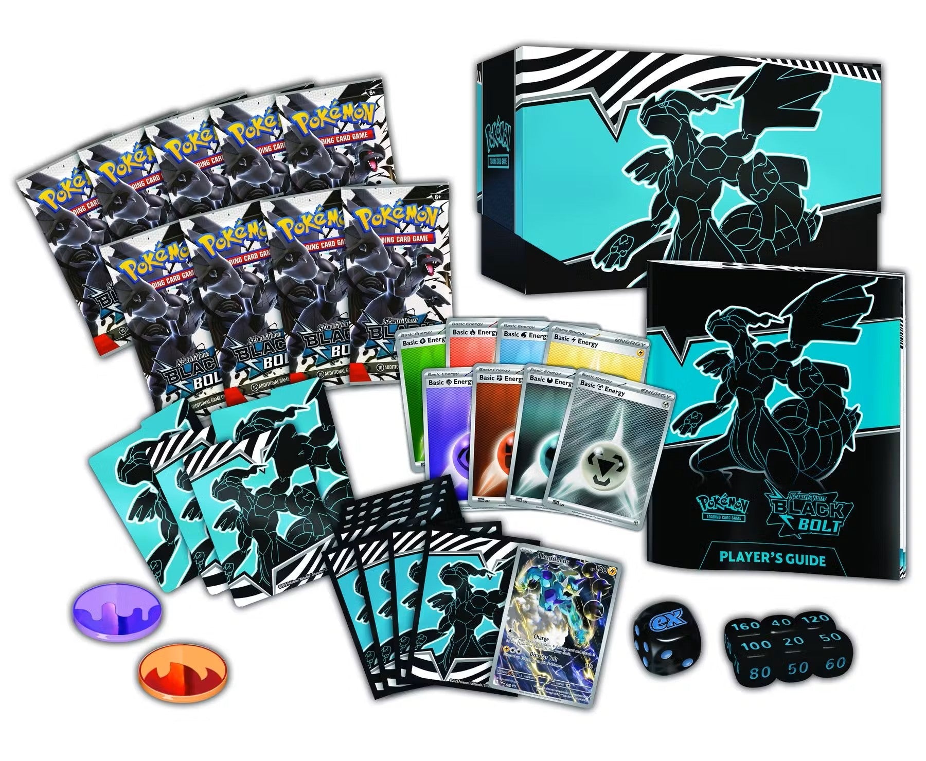 Pokémon Scarlet & Violet: Black Bolt Elite Trainer Box | Columbia Sports Cards & More - Columbia Hobby - Sports Card Boxes - Toploaders - Card Savers