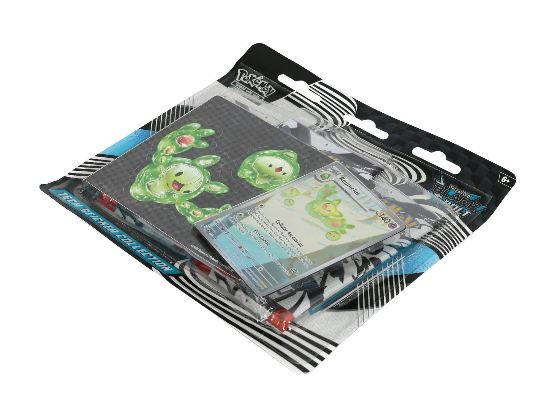 Pokemon Scarlet & Violet: Black Bolt Tech Sticker Collection Pack – Columbia Sports Cards & More - Columbia Hobby - Sports Card Boxes - Toploaders - Card Savers