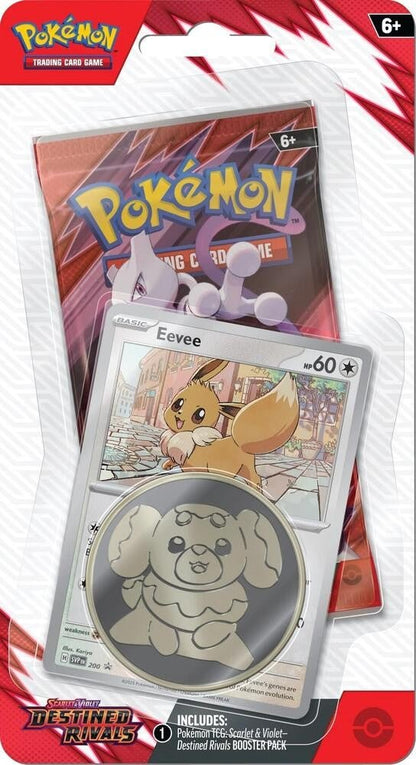 Pokemon Scarlet & Violet: Destined Rivals Checklane Booster - Columbia Hobby - Sports Card Boxes - Toploaders - Card Savers