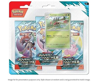 Pokemon Scarlet & Violet Journey Together 3 - Pack Blister - Columbia Hobby - Sports Card Boxes - Toploaders - Card Savers