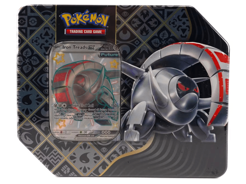 Pokemon Scarlet & Violet Paldean Fates Tin - Columbia Hobby - Sports Card Boxes - Toploaders - Card Savers