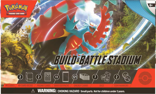 Pokemon Scarlet & Violet: Paradox Rift Build & Battle Stadium Box - Columbia Hobby - Sports Card Boxes - Toploaders - Card Savers