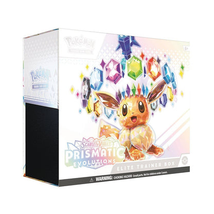 Pokemon Scarlet & Violet: Prismatic Evolutions Elite Trainer Box - Columbia Hobby - Sports Card Boxes - Toploaders - Card Savers