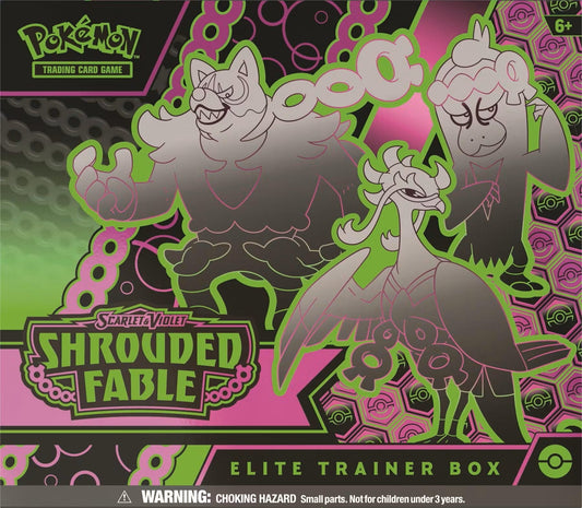 Pokemon Scarlet & Violet: Shrouded Fable Elite Trainer Box - Columbia Hobby - Sports Card Boxes - Toploaders - Card Savers