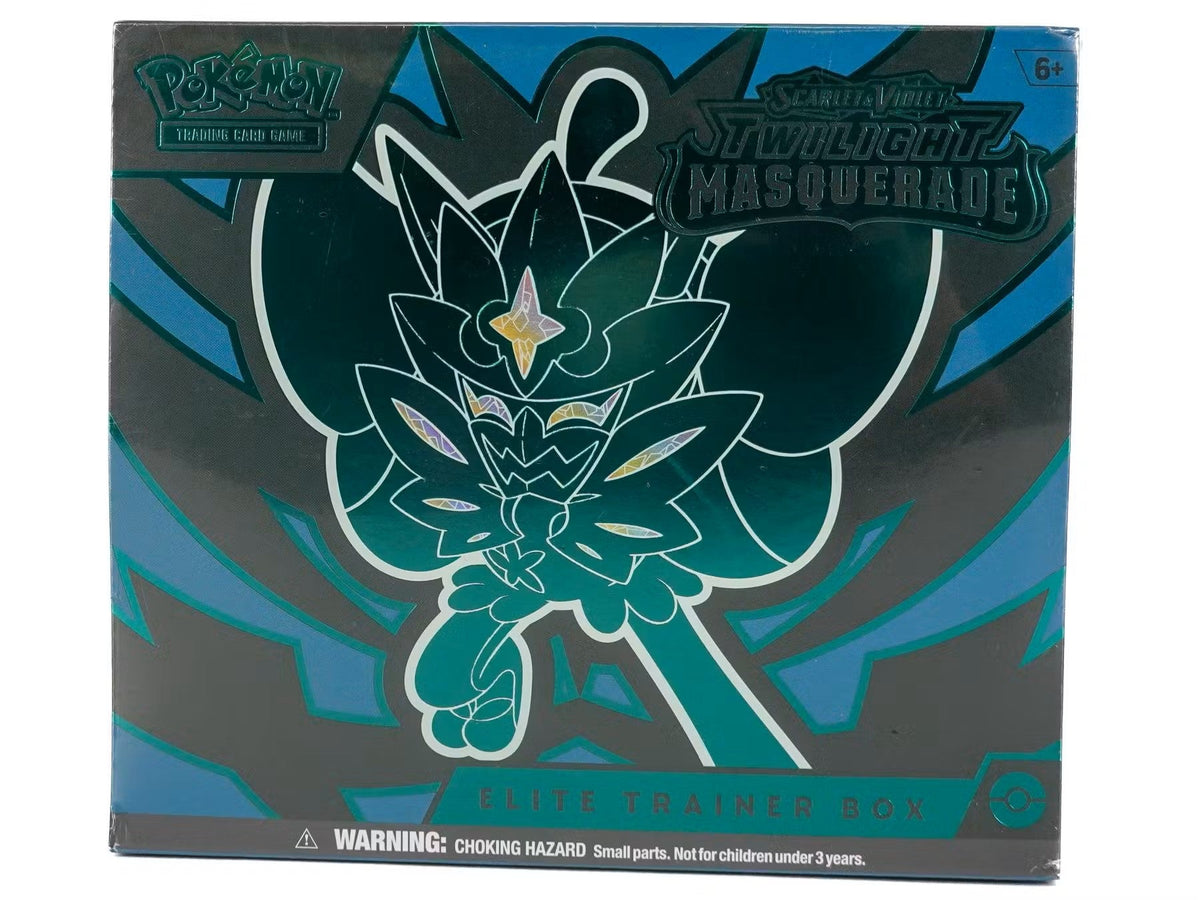 pokemon trading card game: twilight masquerade elite trainer box Scarlet & Violet: – Columbia Sports Cards Serenity:Rainbow foil - Signed with doodle poxybrsica 1 Collectors box w/ How to Cost Magic:
