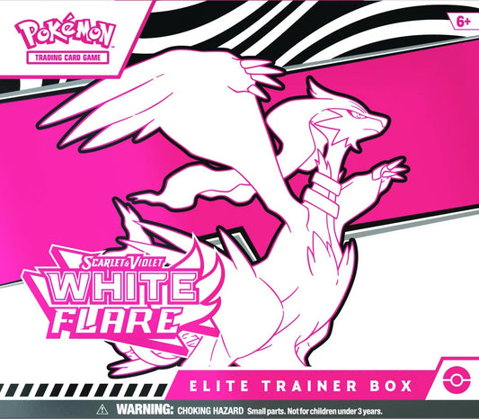 Pokémon Scarlet & Violet: White Flare Elite Trainer Box | Columbia Sports Cards & More - Columbia Hobby - Sports Card Boxes - Toploaders - Card Savers
