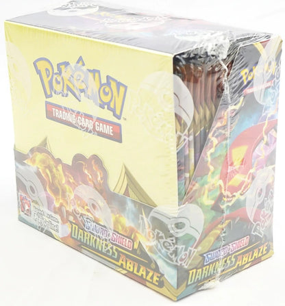 Pokémon Sword & Shield: Darkness Ablaze Booster Box - Columbia Hobby - Sports Card Boxes - Toploaders - Card Savers