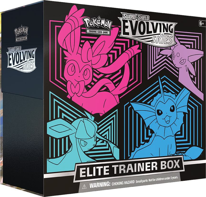 Pokemon Sword & Shield Evolving Skies Elite Trainer Box | Columbia Sports Cards - Columbia Sports Cards