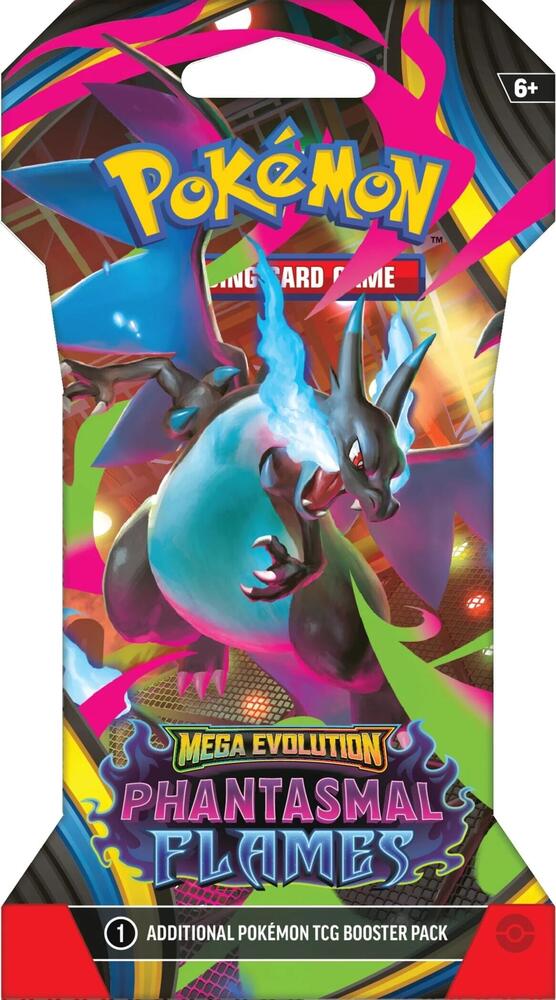 Pokémon TCG: Mega Evolution - Phantasmal Flames Sleeved Booster Pack | Columbia Sports Cards - Columbia Hobby - Sports Card Boxes - Toploaders - Card Savers