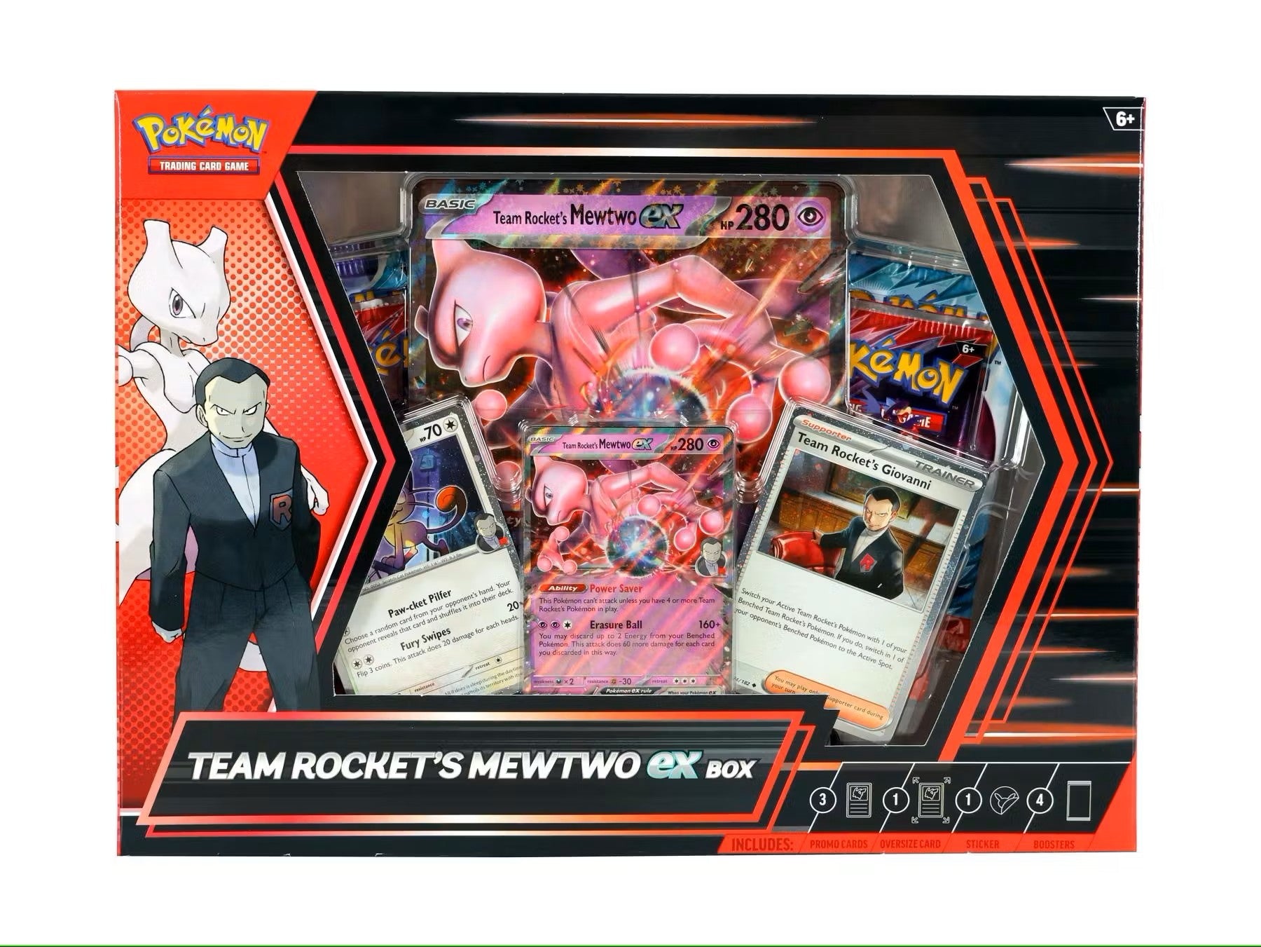 Pokemon Team Rocket's Mewtwo ex Box - Columbia Hobby - Sports Card Boxes - Toploaders - Card Savers