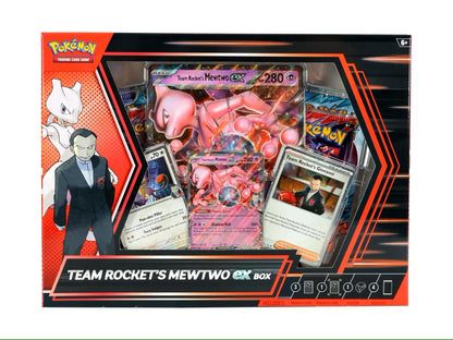Pokemon Team Rocket's Mewtwo ex Box - Columbia Hobby - Sports Card Boxes - Toploaders - Card Savers