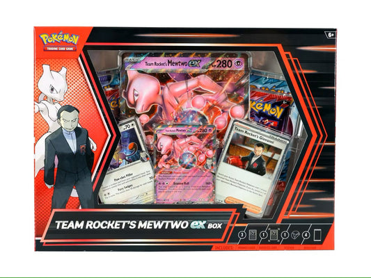 Pokemon Team Rocket's Mewtwo ex Box - Columbia Hobby - Sports Card Boxes - Toploaders - Card Savers