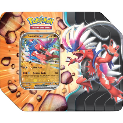 Pokemon Trading Card Game Slashing Legends Tin - Columbia Hobby - Sports Card Boxes - Toploaders - Card Savers