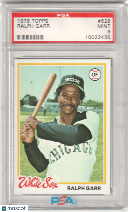 RALPH GARR 1978 Topps 628 PSA 9 MINT - BRAVES - Columbia Hobby - Sports Card Boxes - Toploaders - Card Savers