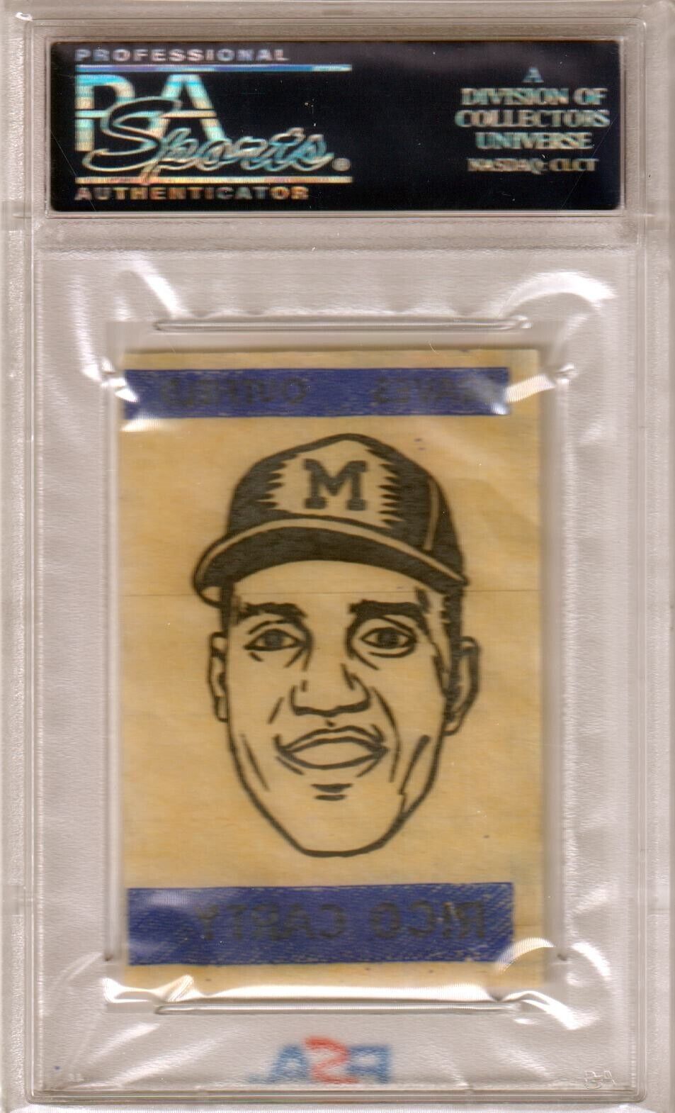 RICO CARTY 1965 Topps Transfers PSA 4 VG - EX - BRAVES - Columbia Hobby - Sports Card Boxes - Toploaders - Card Savers