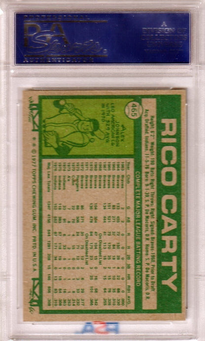 RICO CARTY 1977 Topps #270 PSA 9 MINT - BLUE JAYS - Columbia Hobby - Sports Card Boxes - Toploaders - Card Savers