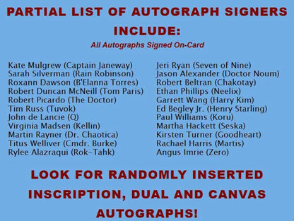 2026 Rittenhouse Star Trek Voyager Archives & Inscriptions Hobby Box | Columbia Sports Cards | Columbia Hobby - Sports Card Boxes - Toploaders - Card Savers.