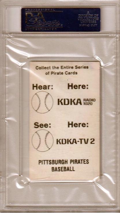 ROBERTO CLEMENTE 1968 KDKA #21 PSA 6 EX - MT - PIRATES - Columbia Hobby - Sports Card Boxes - Toploaders - Card Savers