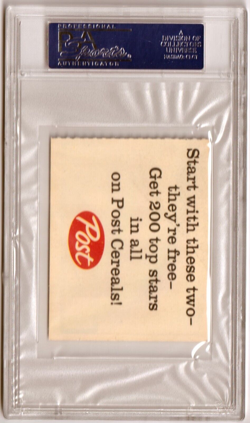 ROGER MARIS 1962 Post Cereal Ad Back Life Mag #6 PSA 4 VG - EX - YANKEES - Columbia Hobby - Sports Card Boxes - Toploaders - Card Savers