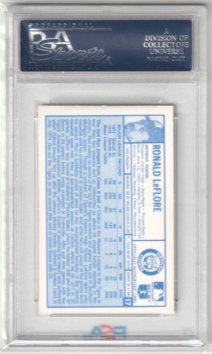 RON LeFLORE 1976 Kellogg's 3D Super Stars #17 PSA 10 GEM MINT - TIGERS - Columbia Hobby - Sports Card Boxes - Toploaders - Card Savers