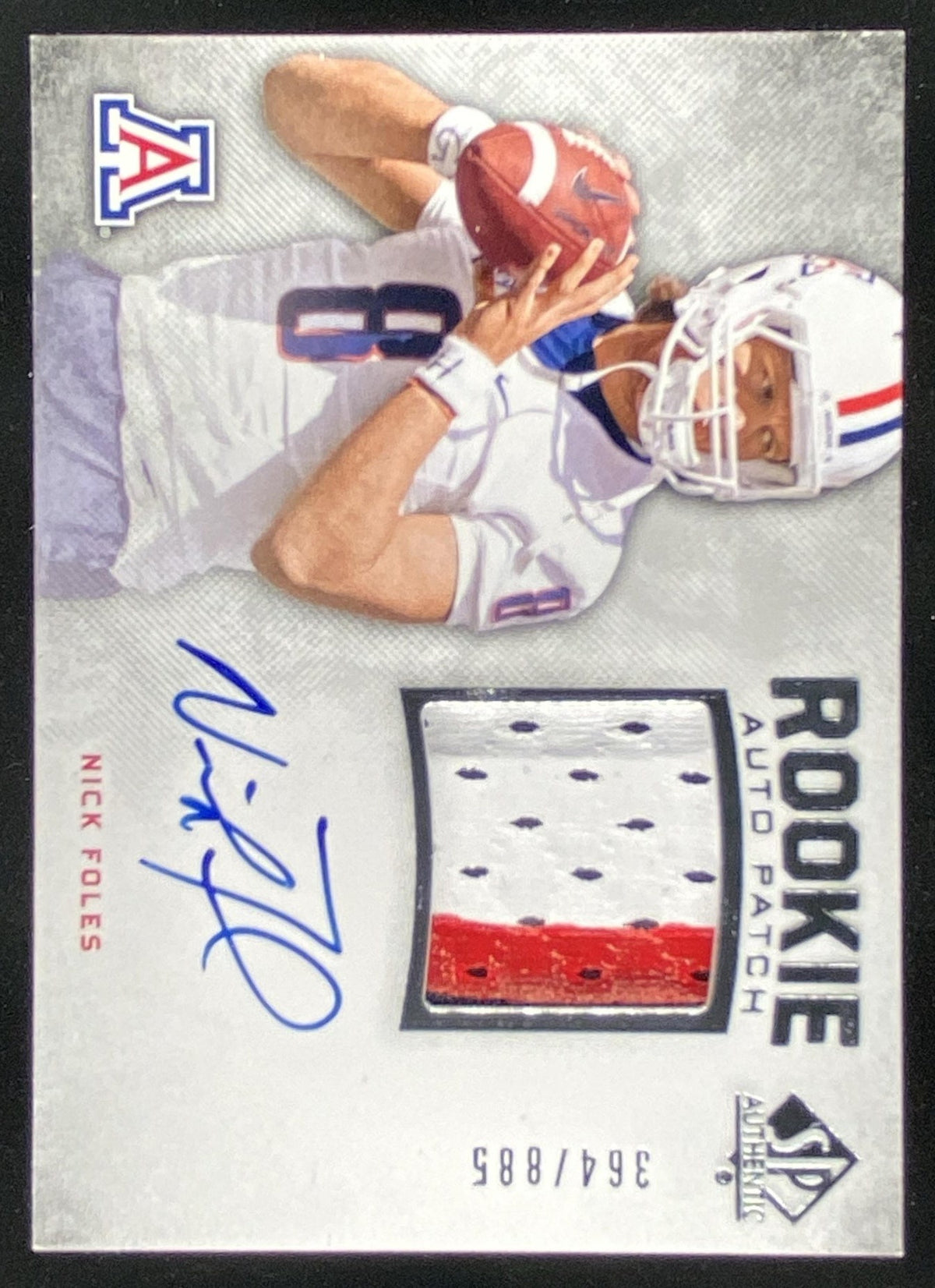 2012 SP Authentic Nick Foles #221 trading card