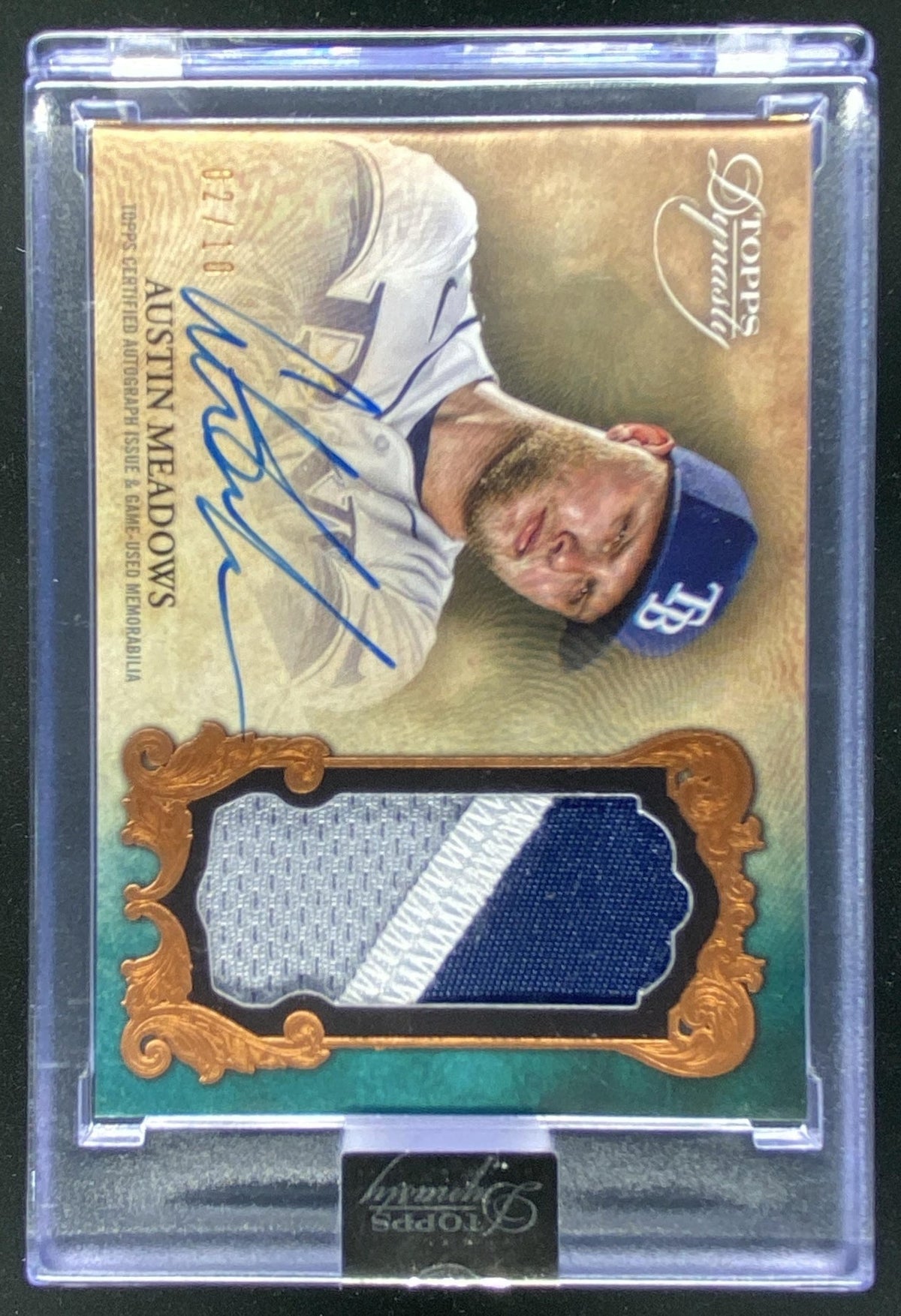 2021 Topps Dynasty Austin Meadows trading card