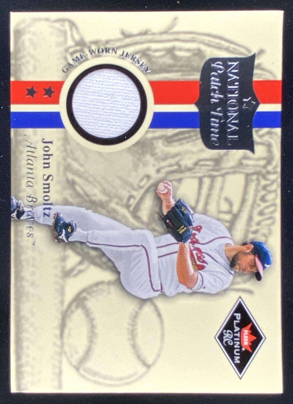 2001 Fleer Platinum John Smoltz trading card