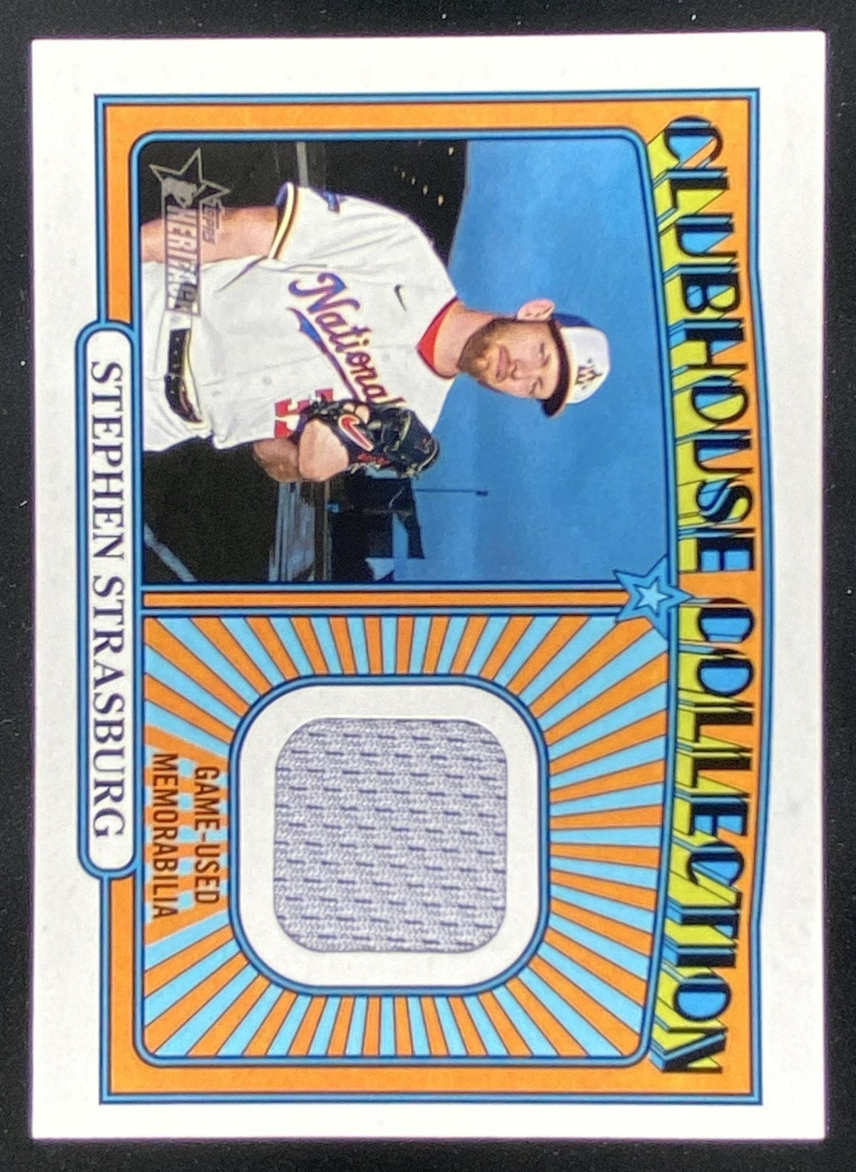 2021 Topps Heritage Stephen Strasburg trading card